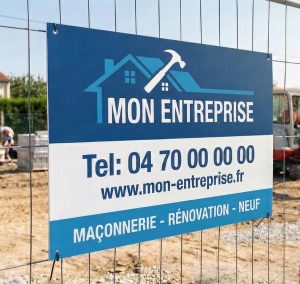 Panneau de chantier alvéolaire